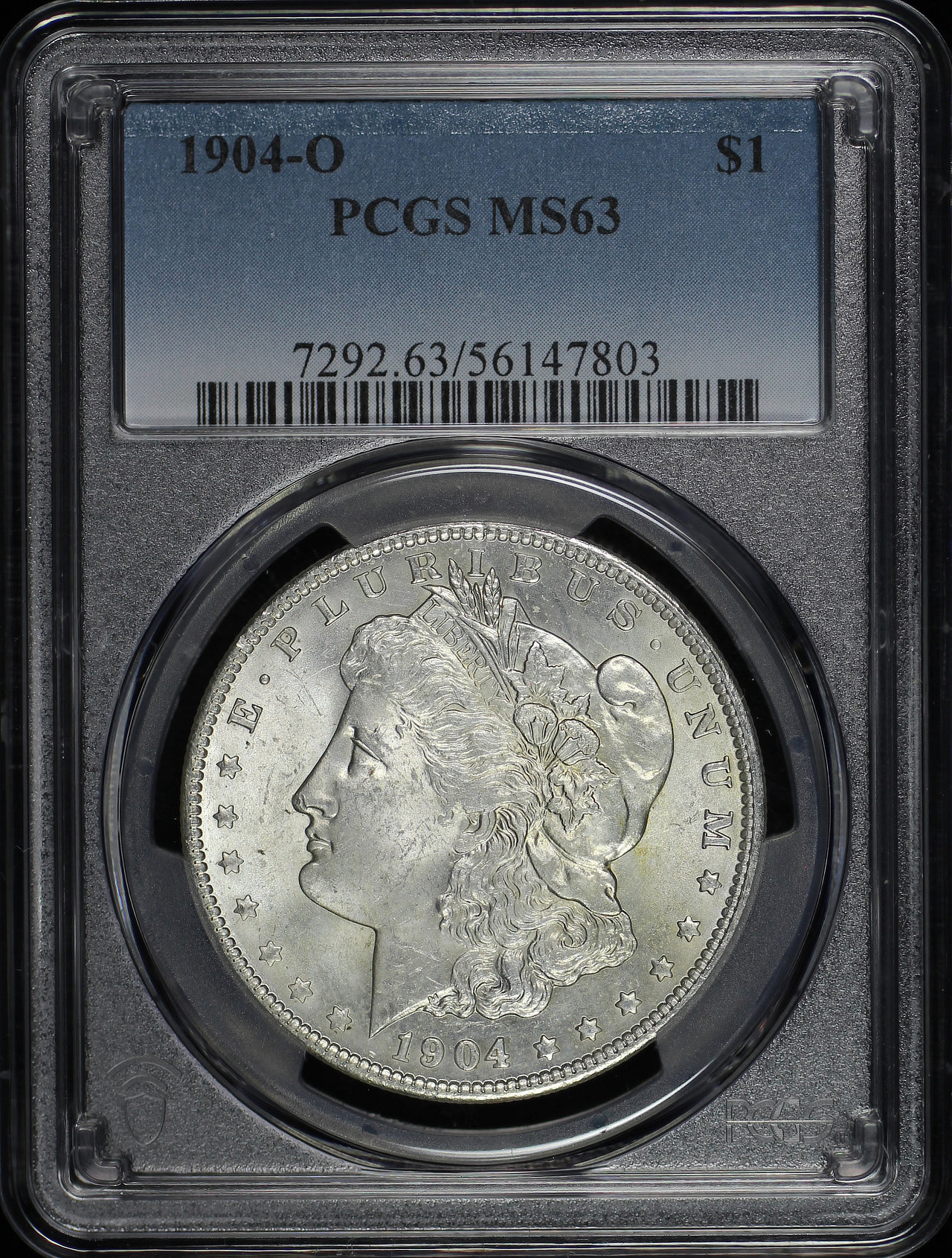 Obverse of this 1904-O Morgan Dollar PCGS MS-63