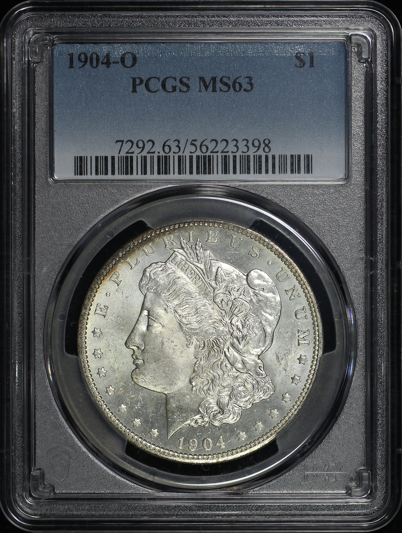 Obverse of this 1904-O Morgan Dollar PCGS MS-63