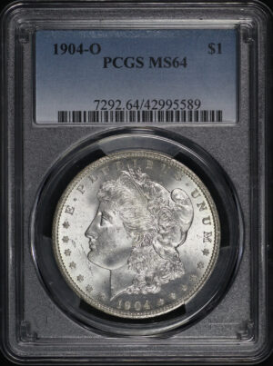 Obverse of this 1904-O Morgan Dollar PCGS MS-64