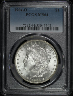 Obverse of this 1904-O Morgan Dollar PCGS MS-64