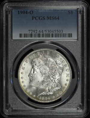 Obverse of this 1904-O Morgan Dollar PCGS MS-64