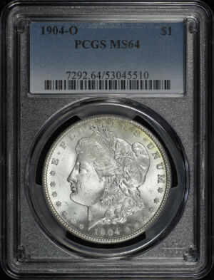 Obverse of this 1904-O Morgan Dollar PCGS MS-64