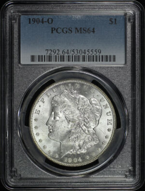 Obverse of this 1904-O Morgan Dollar PCGS MS-64