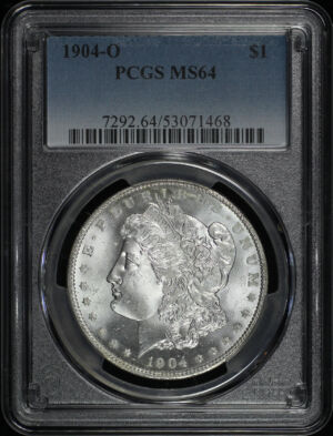 Obverse of this 1904-O Morgan Dollar PCGS MS-64