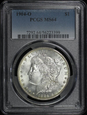 Obverse of this 1904-O Morgan Dollar PCGS MS-64