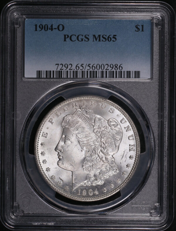 Obverse of this 1904-O Morgan Dollar PCGS MS-65