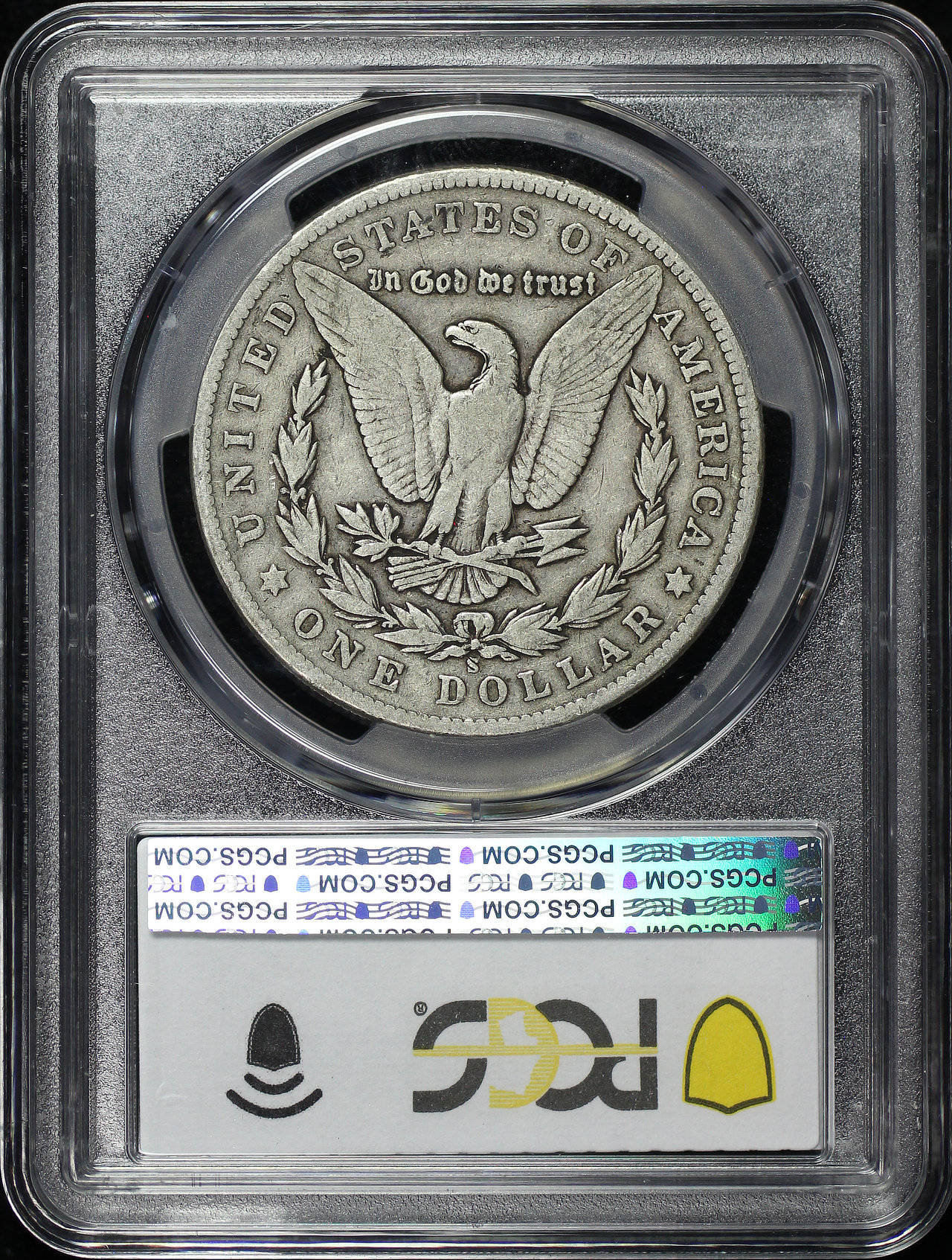 Reverse of this 1904-S Morgan Dollar PCGS F-12