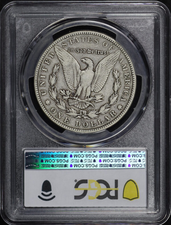 Reverse of this 1904-S Morgan Dollar PCGS VF-25