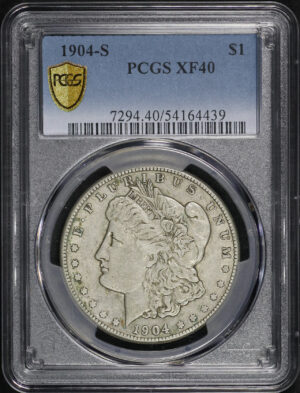 Obverse of this 1904-S Morgan Dollar PCGS XF-40