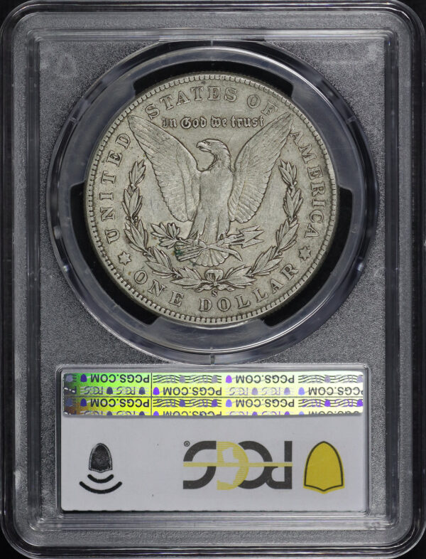 Reverse of this 1904-S Morgan Dollar PCGS XF-40