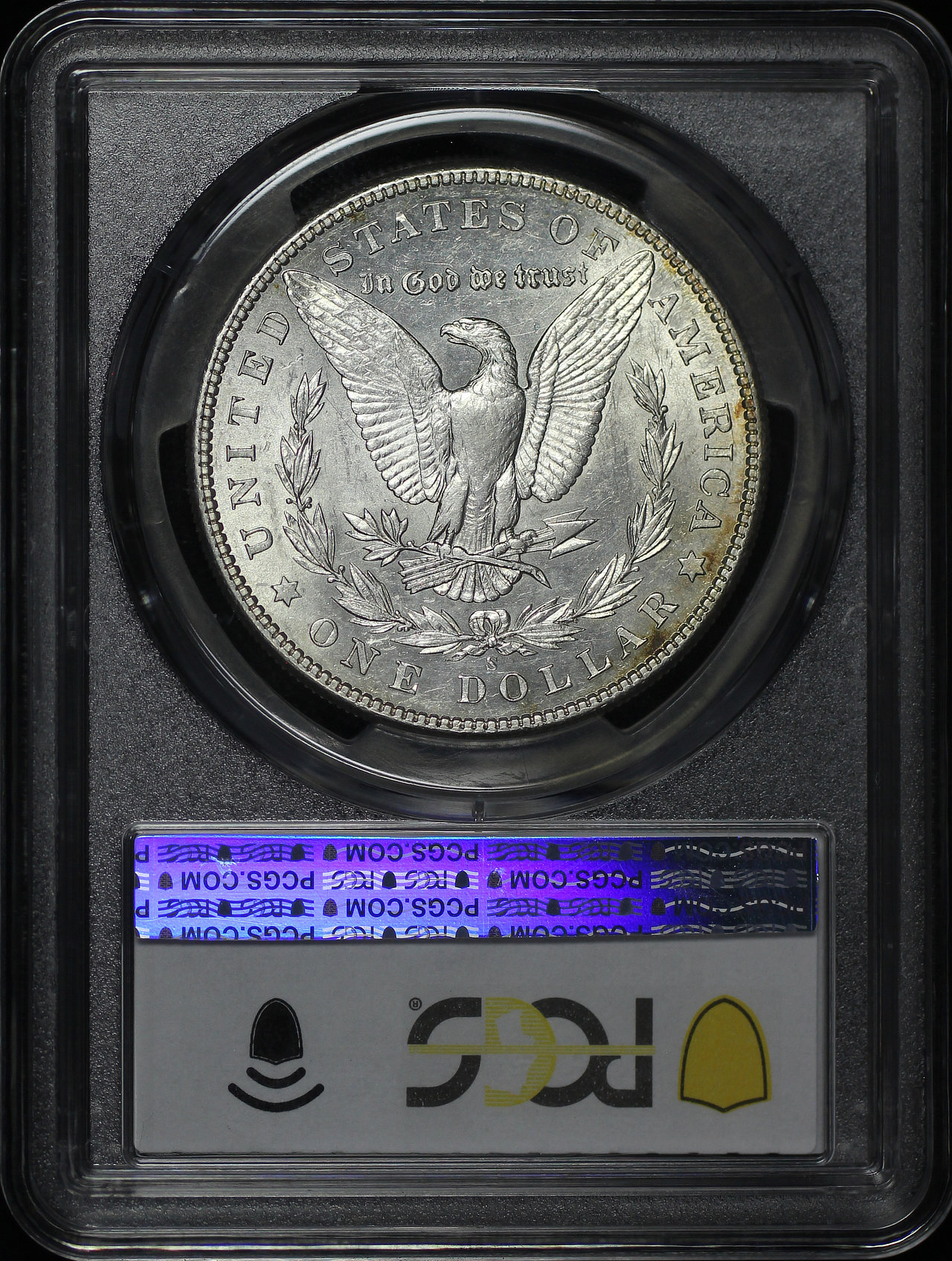 Reverse of this 1904-S Morgan Dollar PCGS AU-58