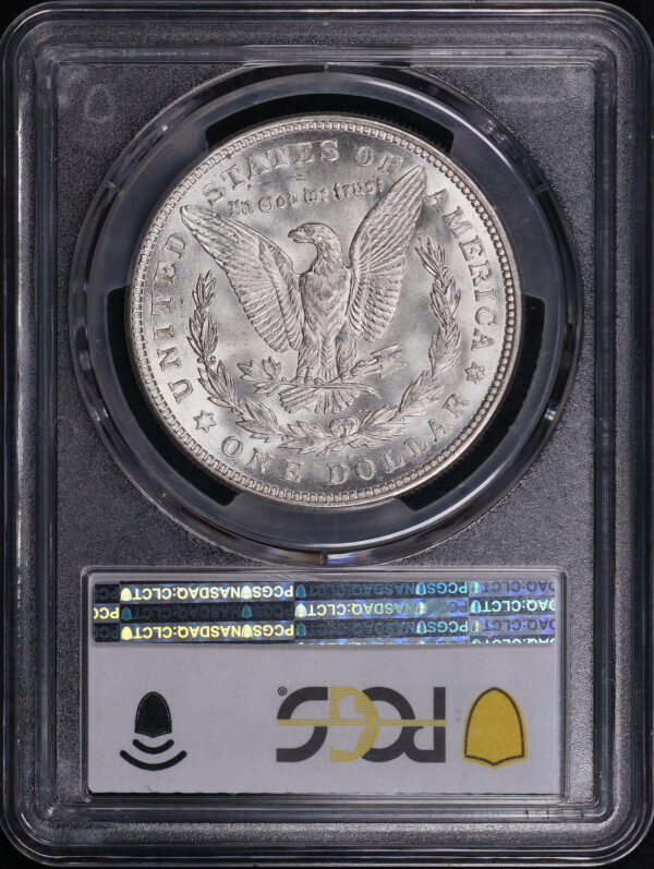 Reverse of this 1921-D Morgan Dollar PCGS MS-65