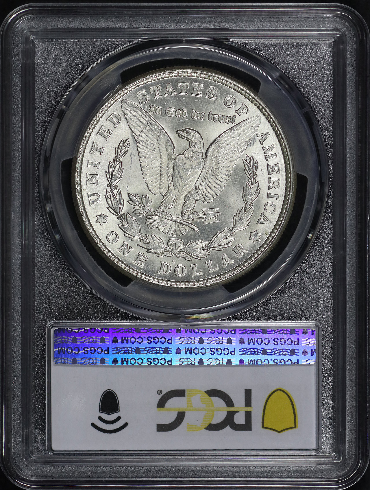 Reverse of this 1921-S Morgan Dollar PCGS MS-65