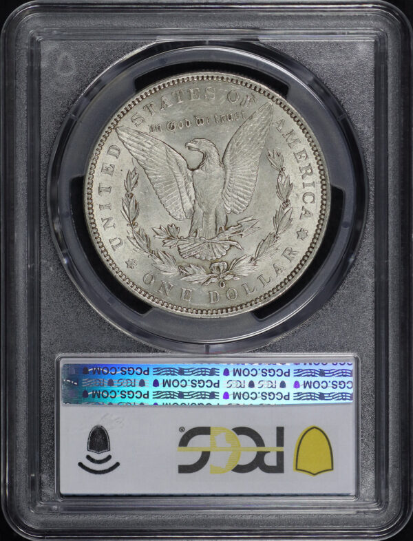 Reverse of this 1888-O Morgan Dollar Doubled Die Obverse PCGS AU-58