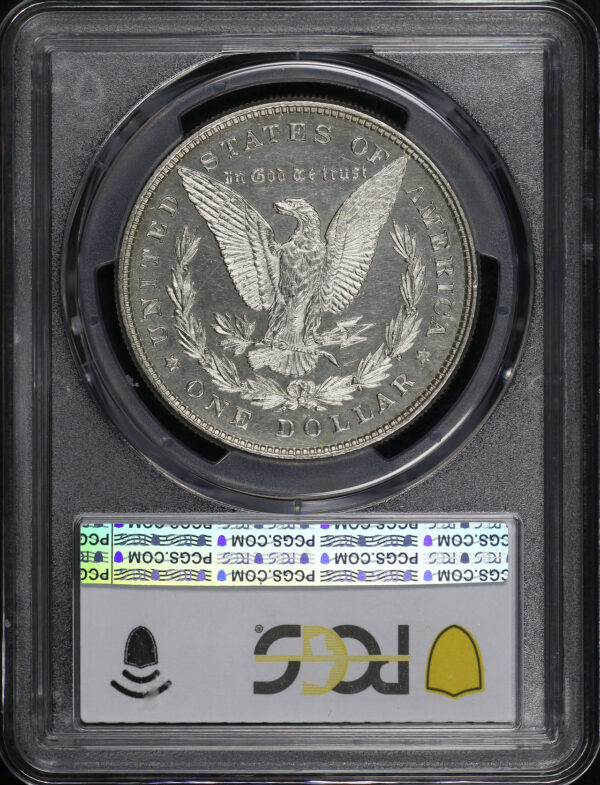 Reverse of this 1878 8TF Morgan Dollar PCGS PR-62
