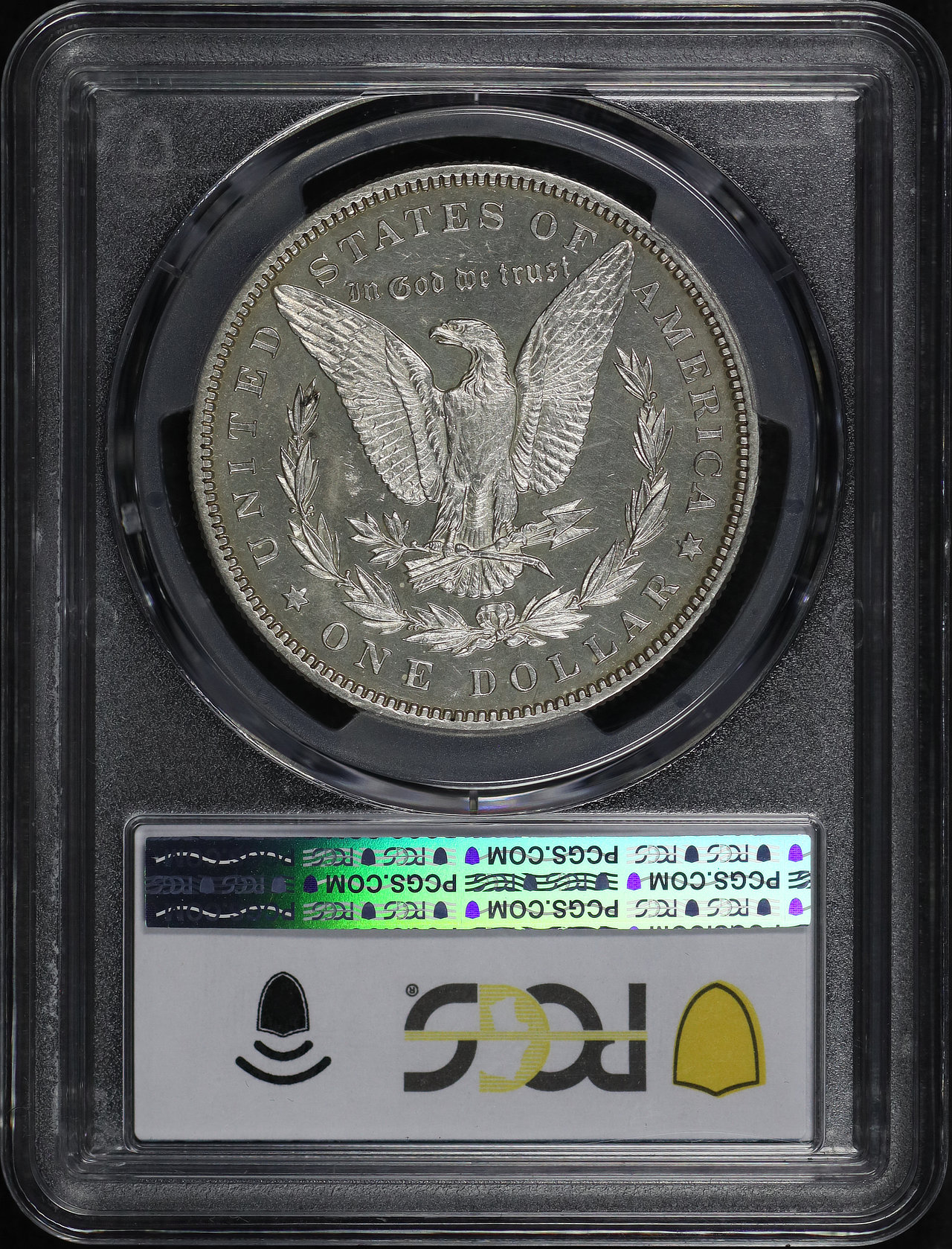 Reverse of this 1887 Morgan Dollar PCGS PR-60