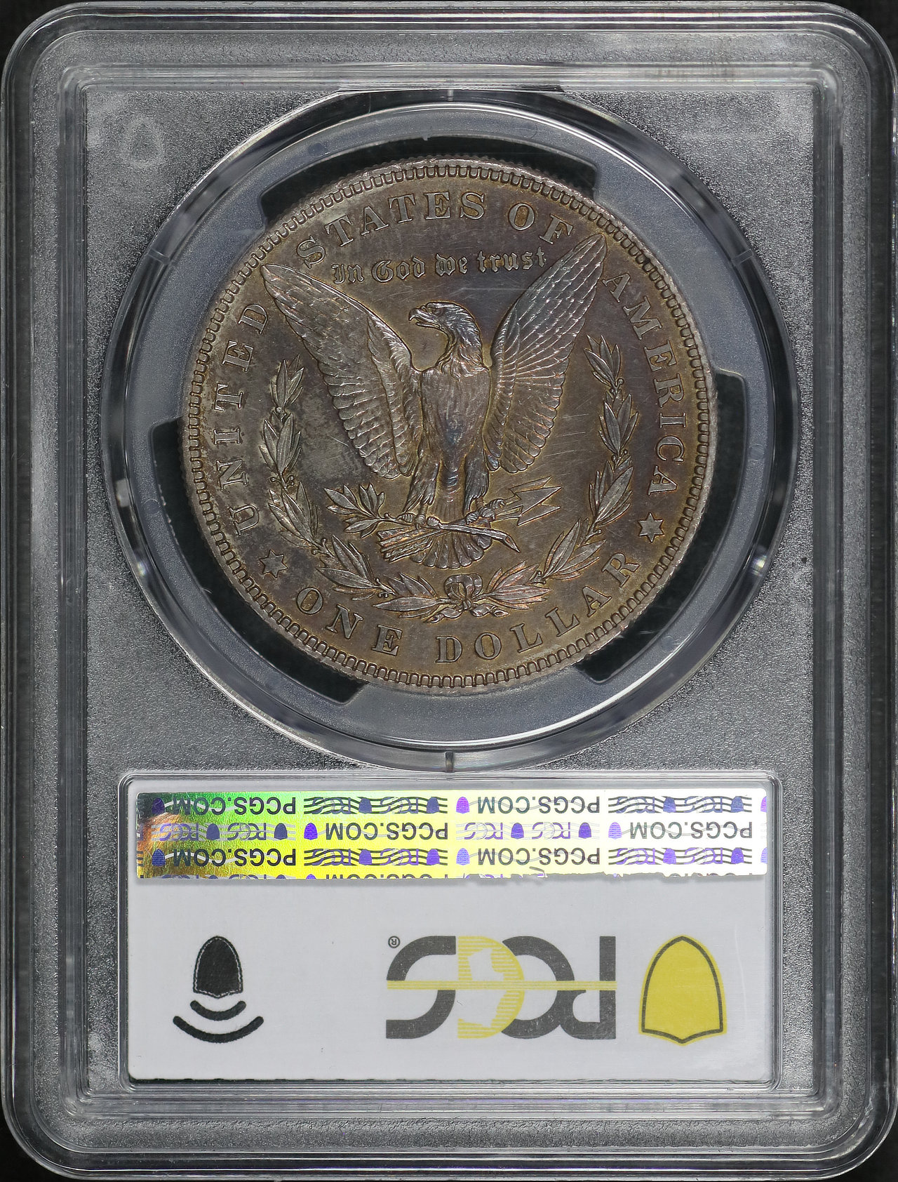 Reverse of this 1902 Morgan Dollar PCGS PR-62