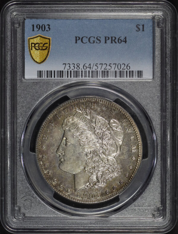 Obverse of this 1903 Morgan Dollar PCGS PR-64