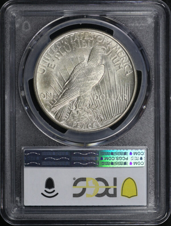 Reverse of this 1921 Peace Dollar PCGS MS-64