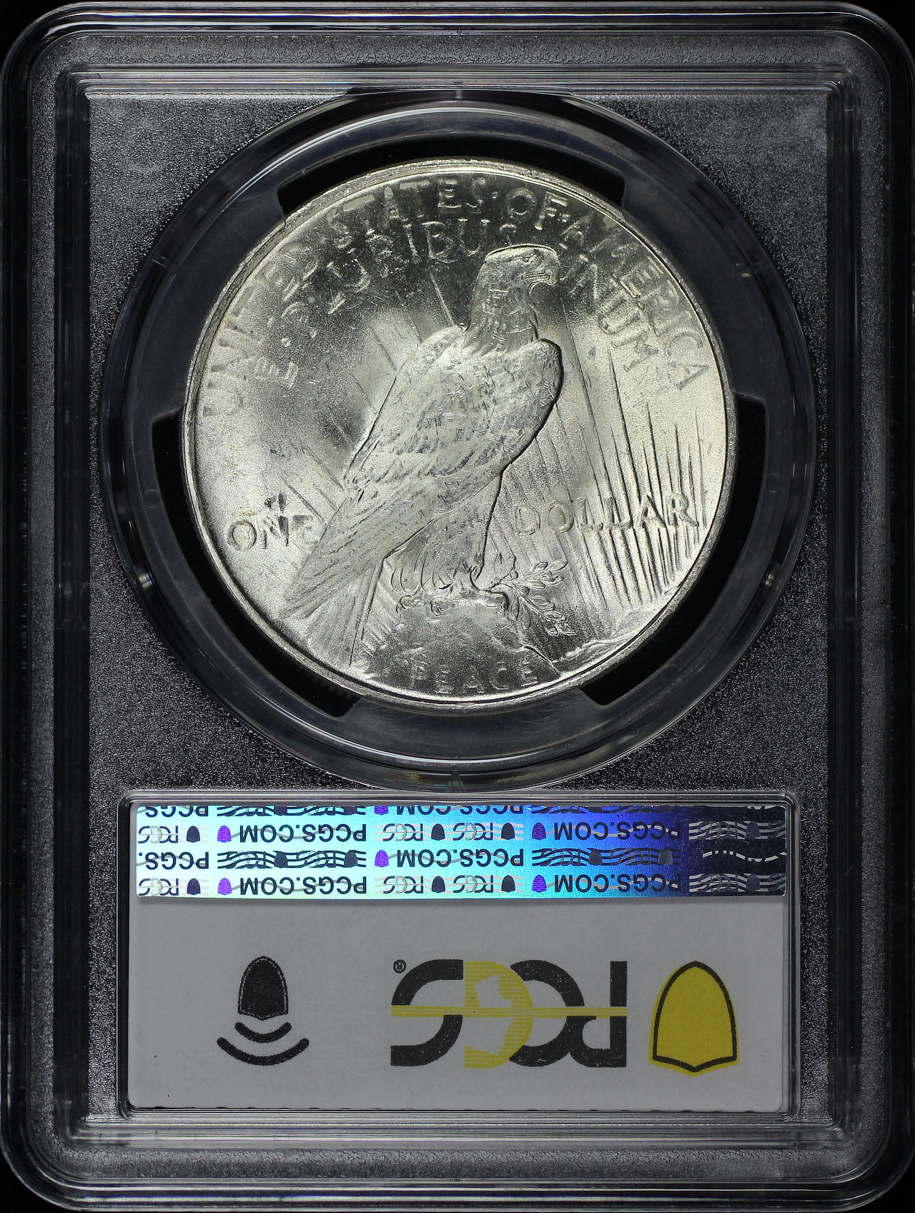 Reverse of this 1922 Peace Dollar PCGS MS-64