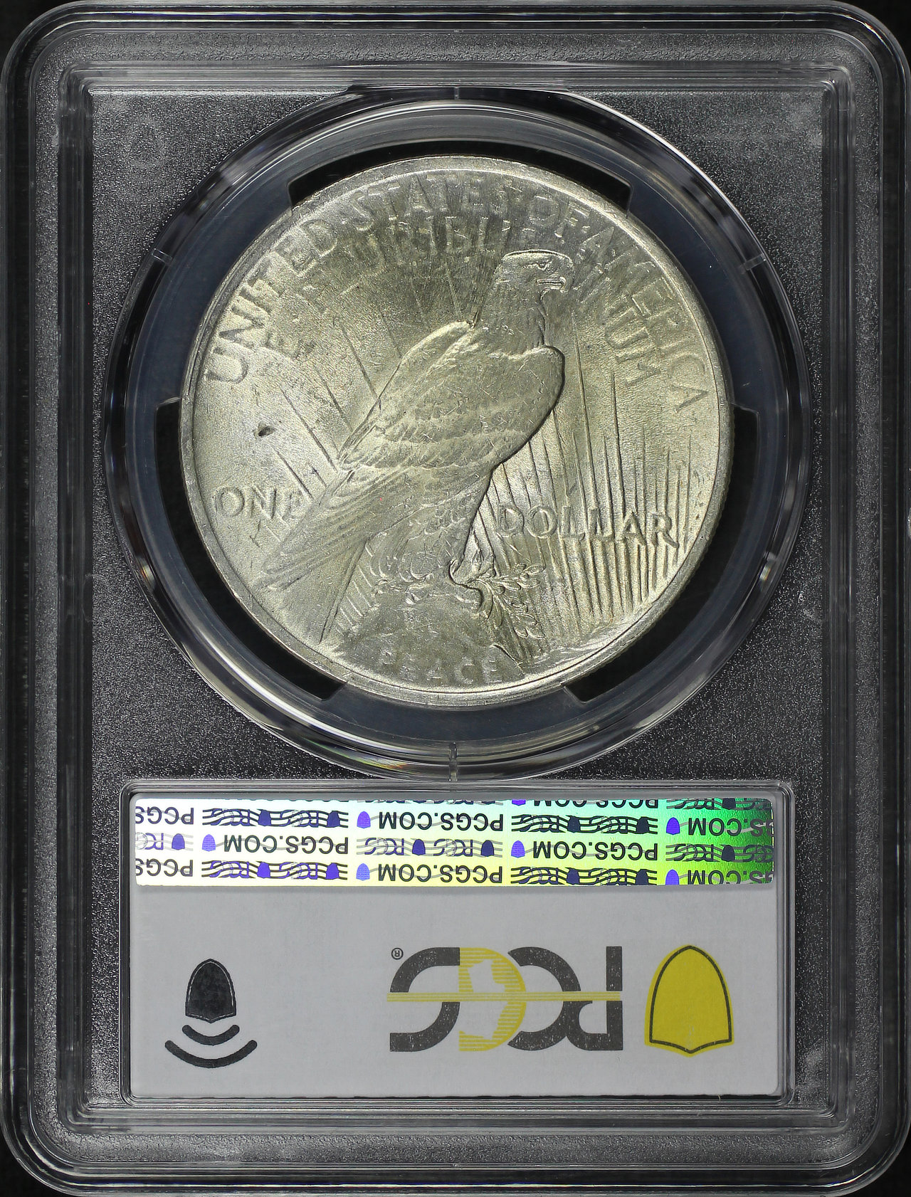 Reverse of this 1922 Peace Dollar PCGS MS-61