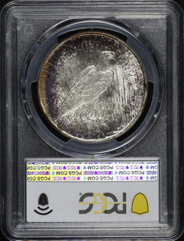 Reverse of this 1922-D Peace Dollar PCGS MS-65