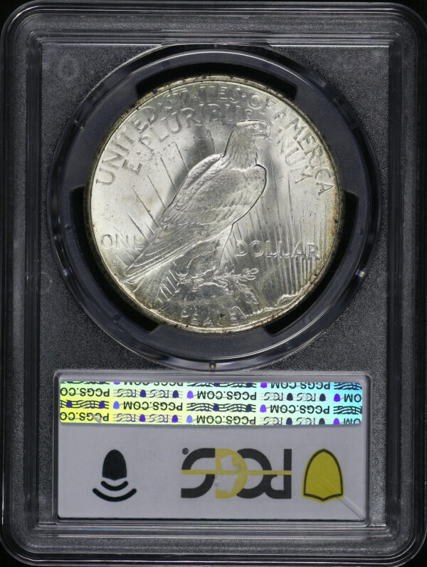 Reverse of this 1922-S Peace Dollar PCGS MS-64