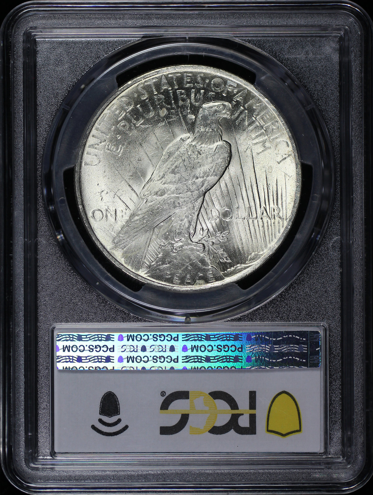 Reverse of this 1923 Peace Dollar PCGS MS-63