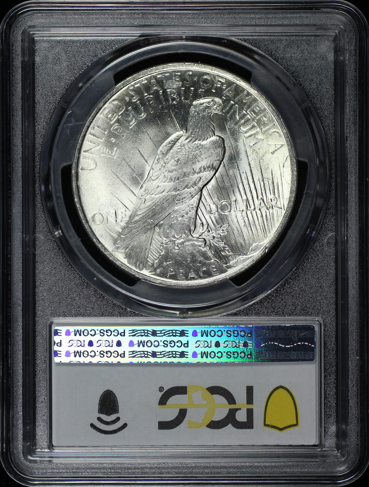 Reverse of this 1923 Peace Dollar PCGS MS-64