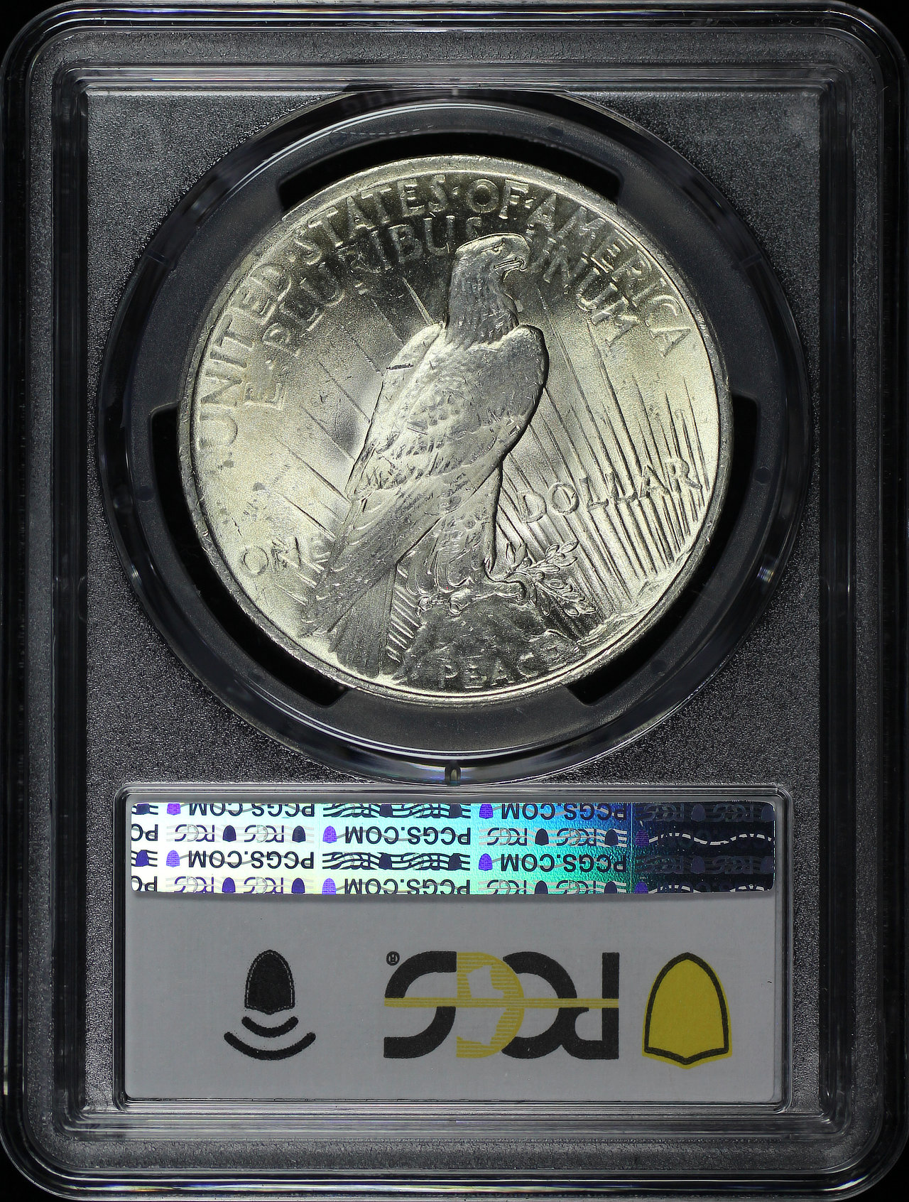 Reverse of this 1923 Peace Dollar PCGS MS-64