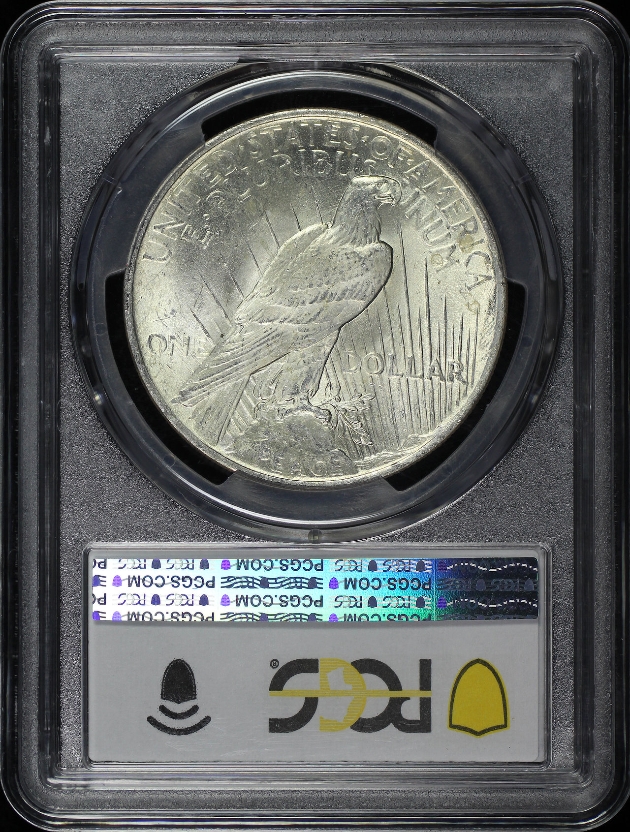 Reverse of this 1923 Peace Dollar PCGS MS-64