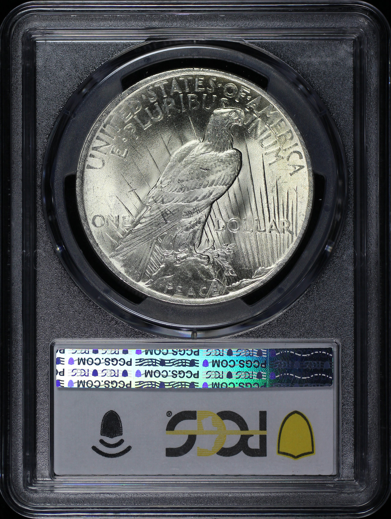 Reverse of this 1923 Peace Dollar PCGS MS-64