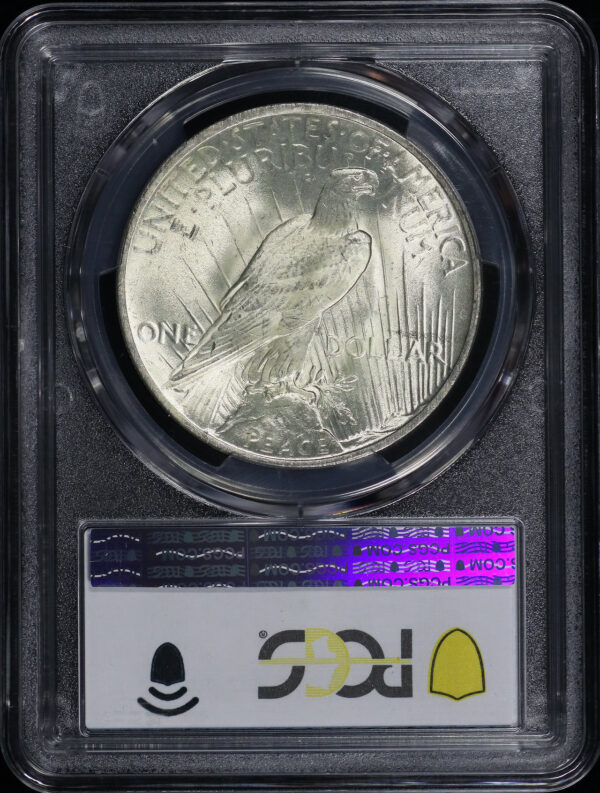 Reverse of this 1923 Peace Dollar PCGS MS-66
