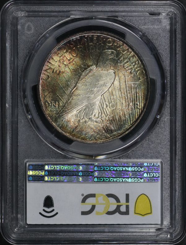 Reverse of this 1923-D Peace Dollar PCGS MS-64