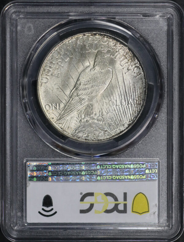 Reverse of this 1923-D Peace Dollar PCGS MS-65