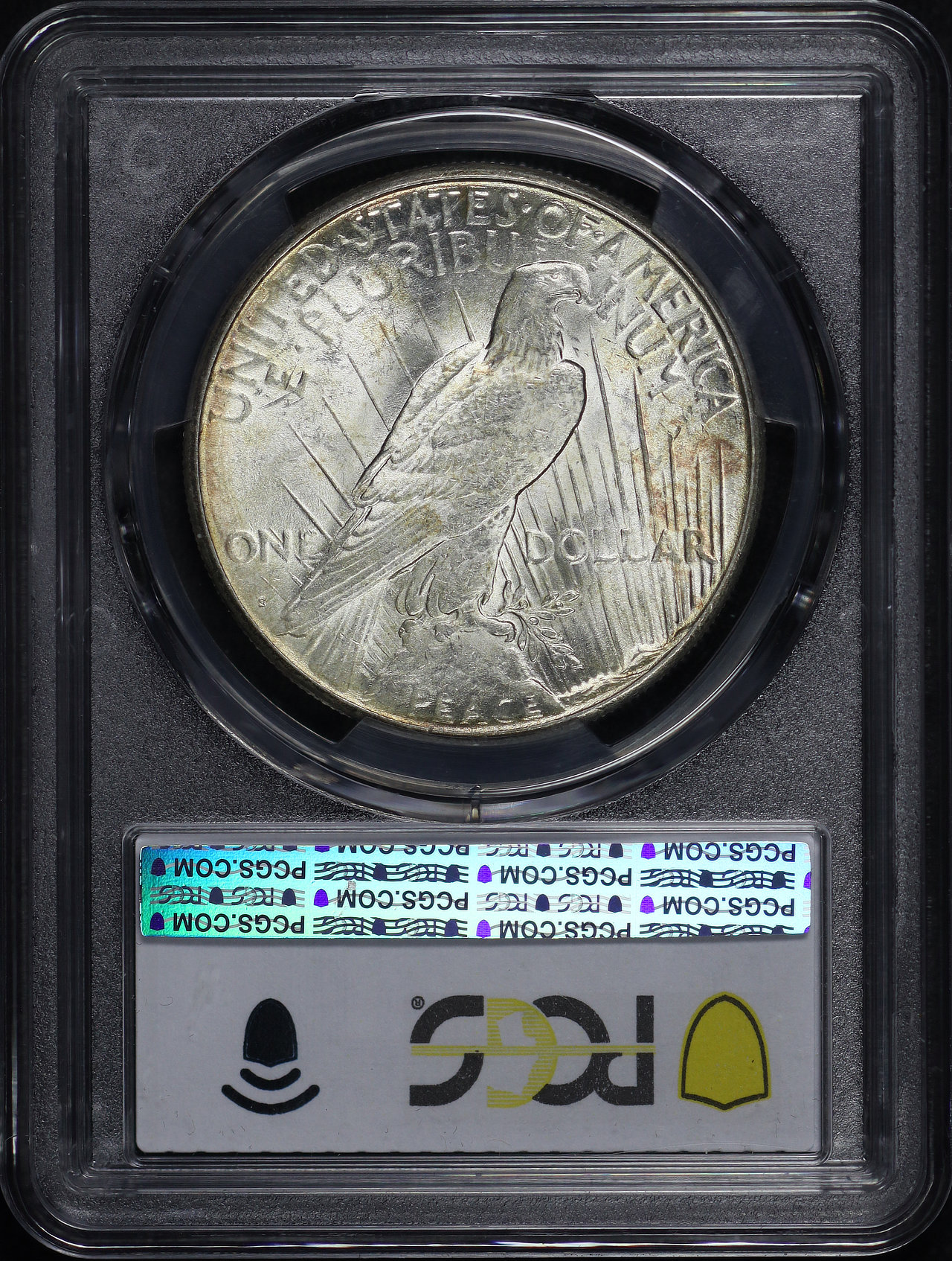 Reverse of this 1923-S Peace Dollar PCGS MS-62