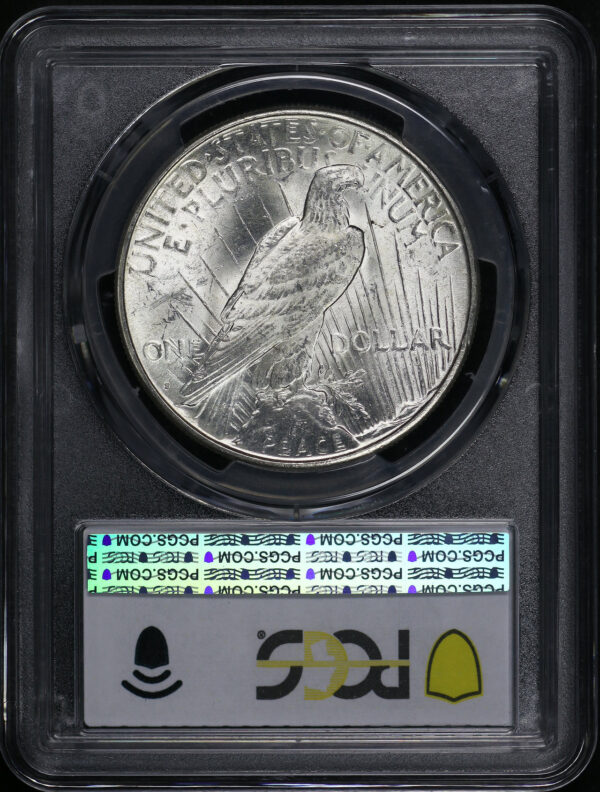 Reverse of this 1923-S Peace Dollar PCGS MS-64
