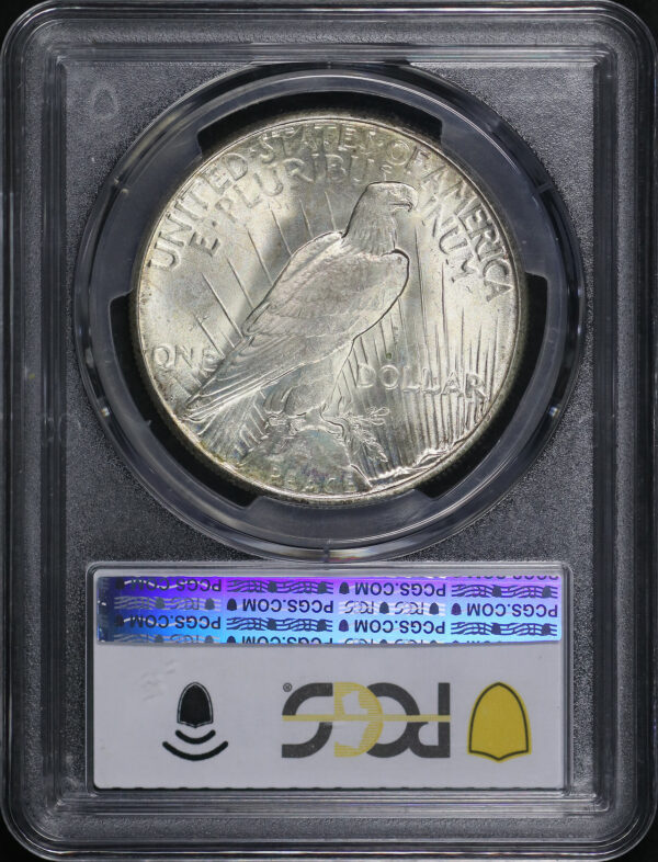 Reverse of this 1924-S Peace Dollar PCGS MS-65