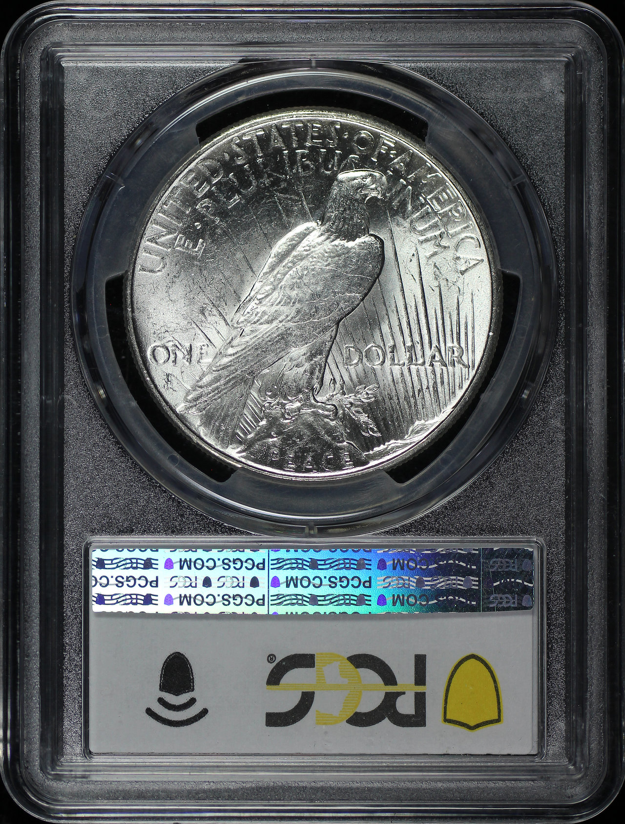 Reverse of this 1925 Peace Dollar PCGS MS-63
