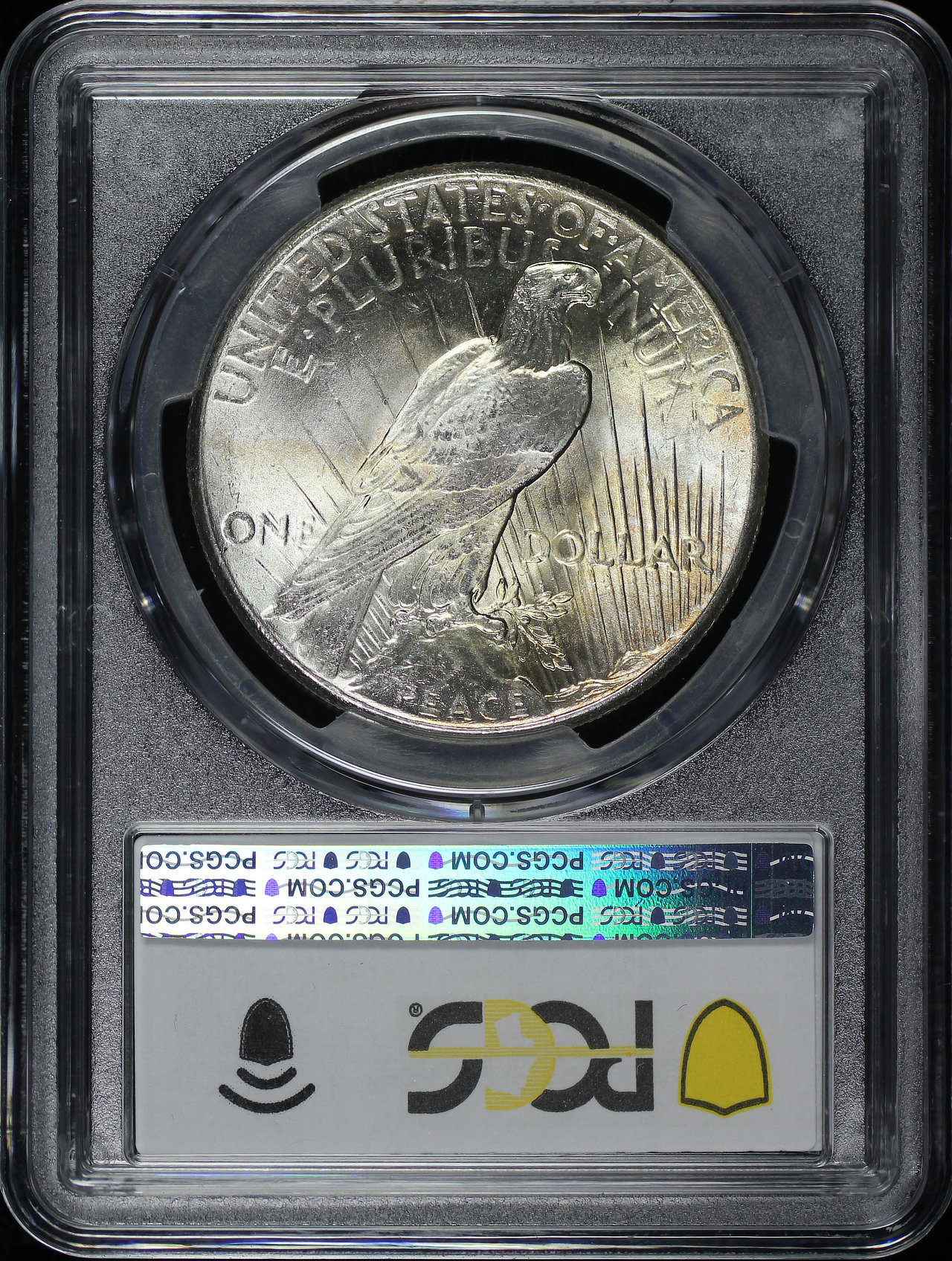 Reverse of this 1925 Peace Dollar PCGS MS-64