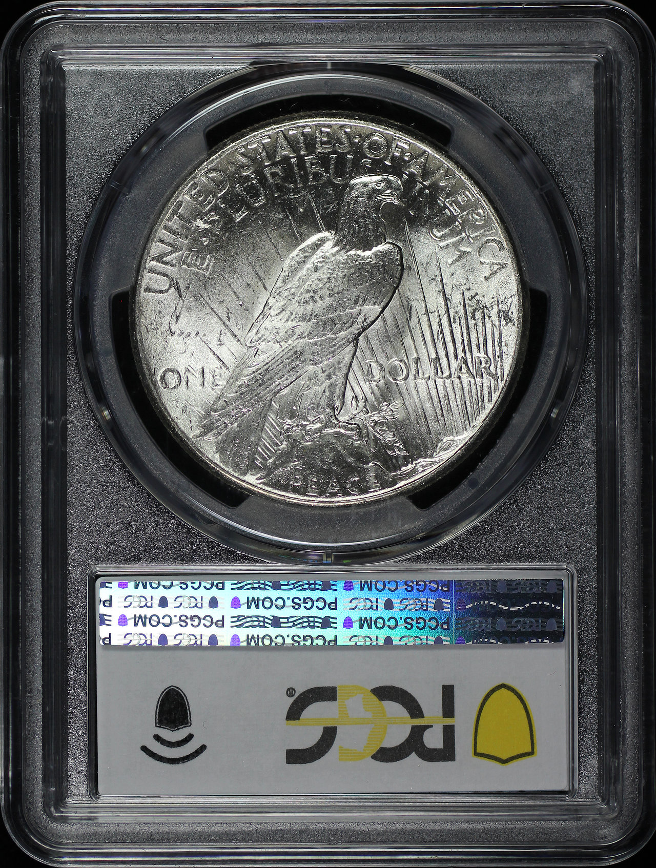 Reverse of this 1925 Peace Dollar PCGS MS-64