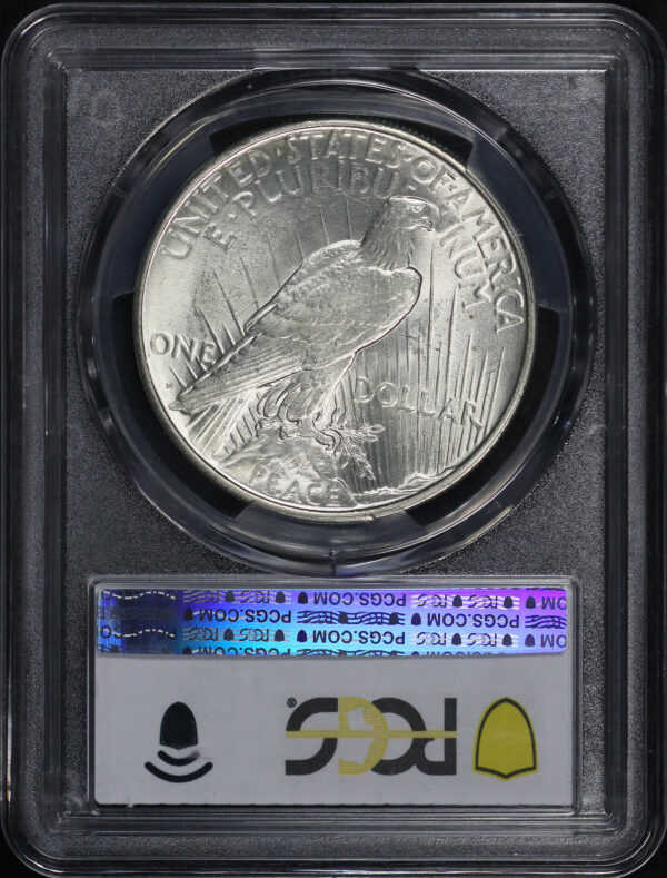 Reverse of this 1926-D Peace Dollar PCGS MS-63