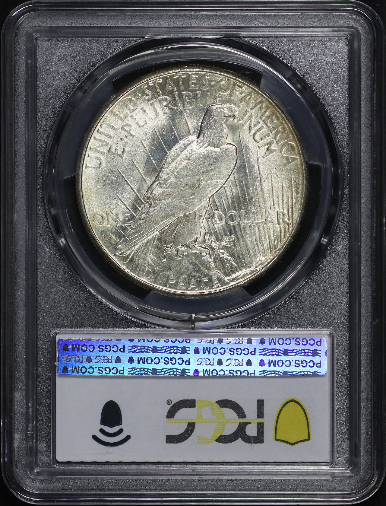 Reverse of this 1926-S Peace Dollar PCGS MS-61