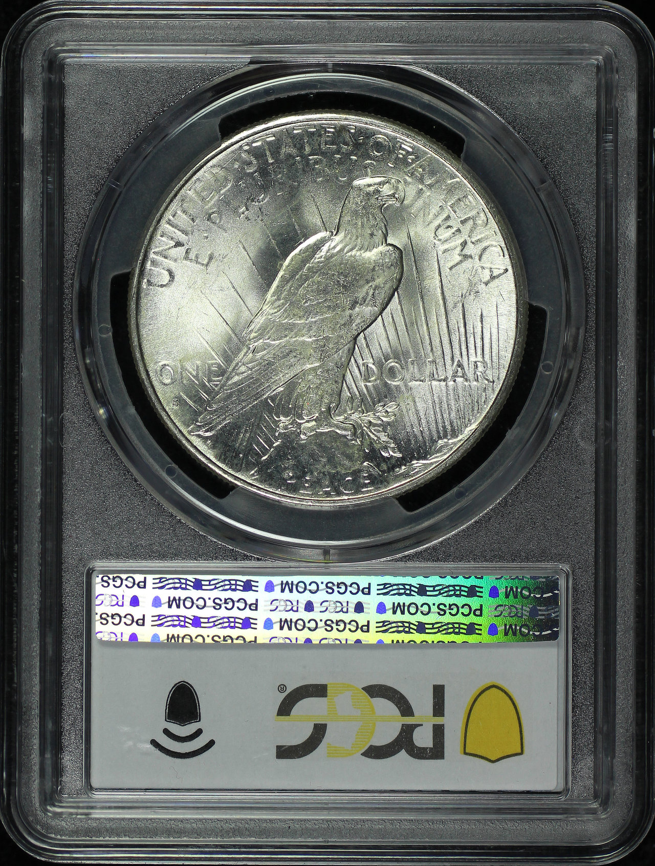 Reverse of this 1926-S Peace Dollar PCGS MS-64