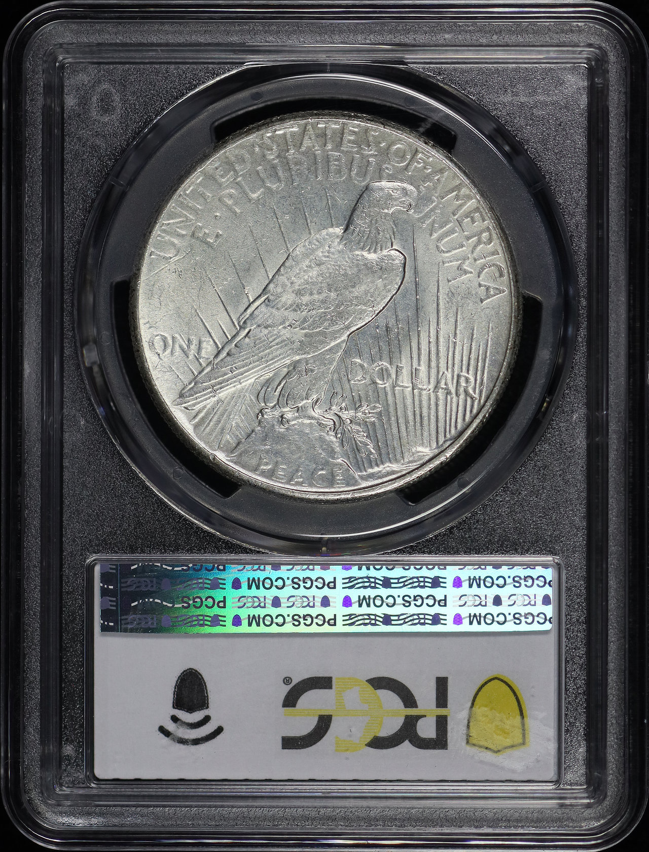 Reverse of this 1927 Peace Dollar PCGS MS-61