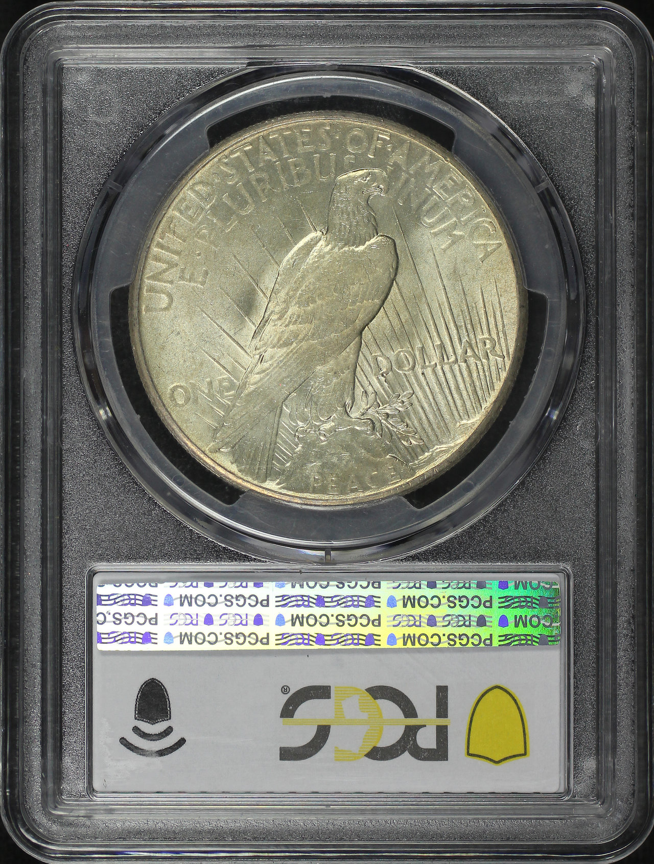 Reverse of this 1927 Peace Dollar PCGS MS-63