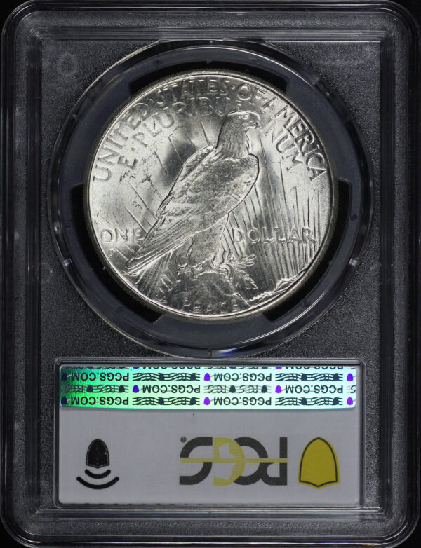 Reverse of this 1928-S Peace Dollar PCGS MS-63