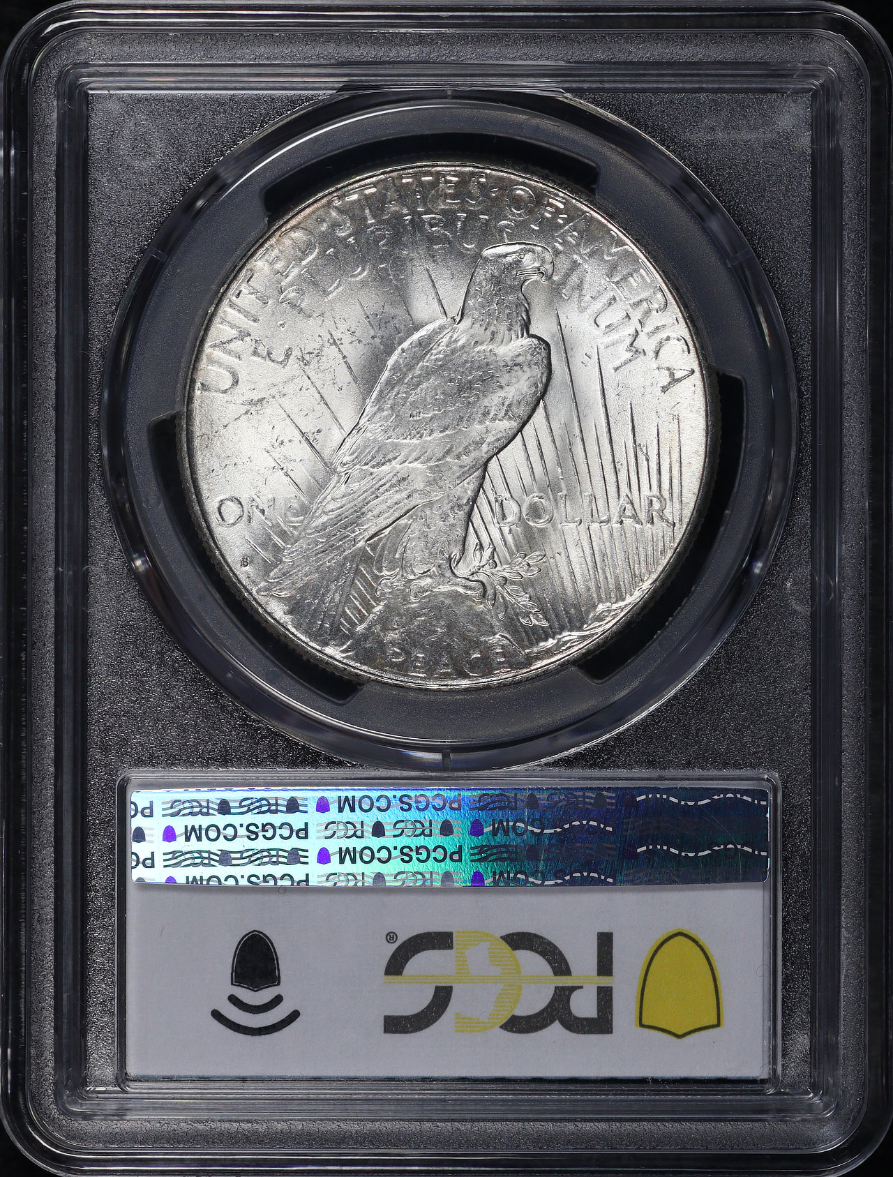 Reverse of this 1928-S Peace Dollar PCGS MS-63