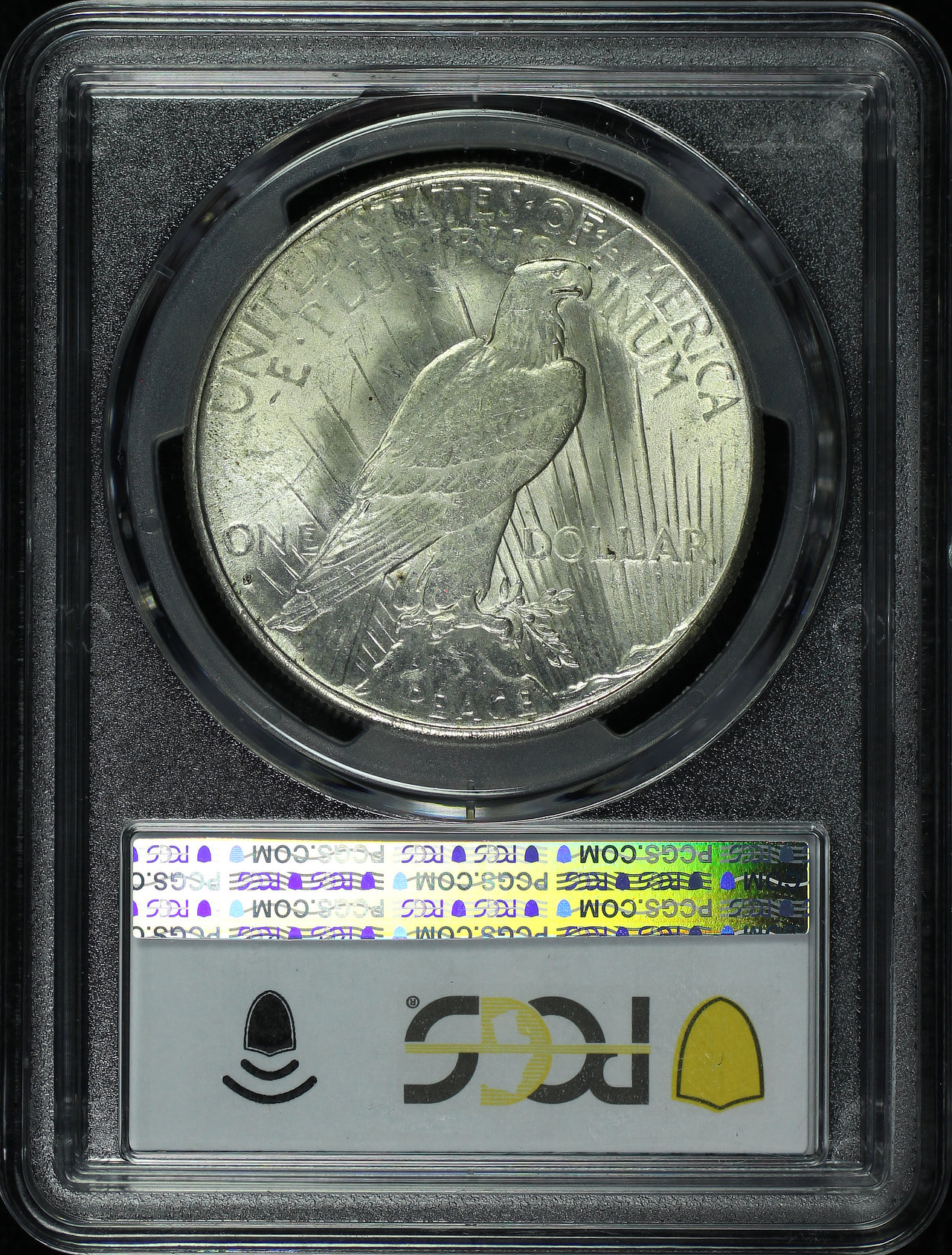 Reverse of this 1928-S Peace Dollar PCGS MS-64