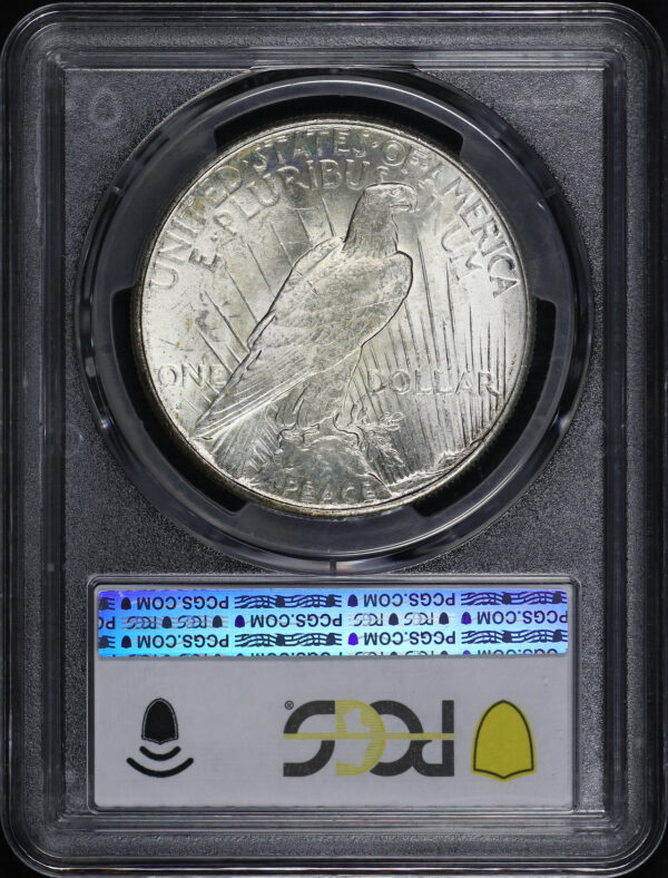 Reverse of this 1928-S Peace Dollar PCGS MS-64